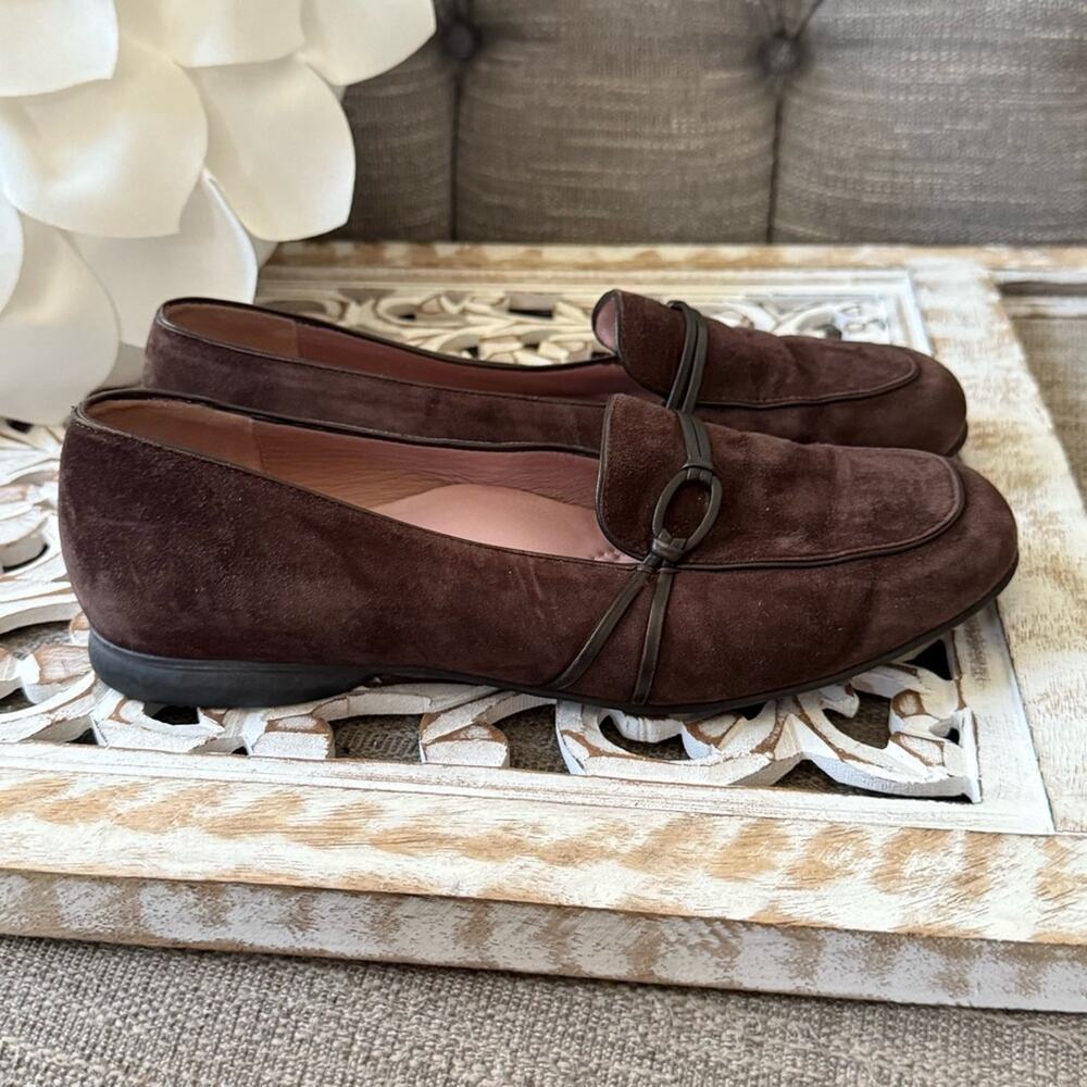 Beautifeel Brown Suede Leather Flats Loafers  Shoes Women’s 39 8.5